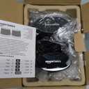 Stereo 2.0 Speakers for PC or Laptop with Volume Control, 3.5mm Aux Input, USB-Powered, 1 Pair, Black