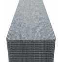 8x30 Light Grey Carpet Stair Treads Pack of 15 with Stickers for Easy Peeling - Self-Adhesive Peel and Stick Carpet for Stairs - Works with Most Subfloor Types - Light Gray Stair Treads