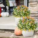 NETAP Outdoor Artificial Flowers UV Resistant, 20 Bundles Fake Realistic Floral Greenery Plants for Outside Porch, Window Boxes, Garden, Yard, Inside Home Table Decor, MixColorA