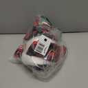 Christmas Snowman Tree Topper Unique Christmas Decoration Large Plush Funny Christmas Tree Topper with Buffalo Plaid Hat Scarf Treetop Hugger Ornament for Home Holiday Winter Party Xmas Decor (White)