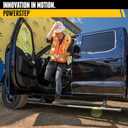 RealTruck AMP Research PowerStep Plug-N-Play | Fits 2015-2020 Escalade, Chevrolet Suburban/Tahoe, GMC Yukon | 76127-01A-B | Rust Proof Aluminum Retractable Electric Steps with LED Step Lights