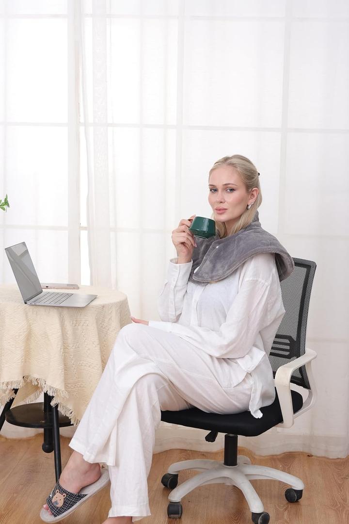 ThermoNest Heating Pad for Neck & Shoulder Pain Relief with Auto Shut Off