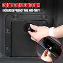 Mabett Bed Cargo Partition Storage Bin with Code Lock Compatible with Ford Maverick XL 2025 2024 2023 2022 Accessories, Rear Truck Side Organizer Fit Maverick XL