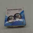 6 Inch+8 Inch Steel Wire Rotary Brush Cutter Trimmer Head, Weeds Blade Cutter with Universal Adapter Kit Compatible with Most Straight-Shaft String Trimmer & Brush Cutter & Weed Eater