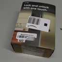 Wyze Auto-Lock Bolt, Fingerprint Keyless Entry Door Smart Bluetooth Deadbolt Replacement, Backlit Keypad, IPX5 Weatherproof, in-App History and Scheduled Access, BHMA, UL 20-Min Fire Rated (1 Pack, Matte Black)