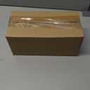 Mkono Small Artificial Flowers in Ceramic Vase 13.5" Centerpieces Coffee Table Decor, Silk Flower Arrangements for Home Decor Indoor Fake Flower Bouquet for Bathroom Dining Room Kitchen Wedding Brown