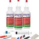 Tubeless Tire Sealant, Cycling Syringe Set - Replenisher| Long Lasting, Fast Sealing | for MTB, Road, CX and Gravel Bicycle Tires Holes Up to 6mm