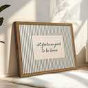 Framed Vintage Inspiring Canvas Wall Art, It Feels So Good to Be Home Canvas Print, Minimalist Striped Typography Artwork, Cozy Modern Wall Decor for Living Room Bedroom Entryway 16x24in