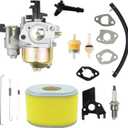 Carburetor Carb Kit for Champion CPE 100424 224CC 27 TON Horizontal Vertical Log Splitter Replacement Parts With Air Filter