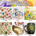 AnyMark Metallic Acrylic Paint, 48 Colors with 12 Brushes, 2 fl oz/60ml Bottles, Glitter Acrylic Paint Set for Kids Adults Canvas, Rock, Wood