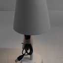 11 in. LED white cordless desk lamp 1 pack