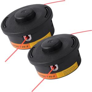 CHARMING MAY 2 Pack 25-2 Trimmer Head Replacement for Stihl FS90 FS90R FS100 FS110 FS130 FS250 FS56 FS80 FS85 FS55 FS55R Trimmer Weedeater 4002-710-2191 4002-710-2168 4002-710-2108
