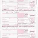 1099 NEC Copy A Forms 75 Forms (25 Sheets) Federal Income Laser Tax Forms, 2025