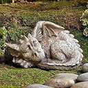 storchenbeck Sleeping Dragon Garden Outdoor Statue Adorable Mythical Creature Baby Sleeping Dragon