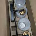 SOLFART Bathroom Light Fixtures 3-Light Vintage Bathroom Vanity Light Over Mirror Wall Sconces in Black Brass Vanity Lights for Bath(Brass)