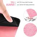 Compatible with OPPO Reno 2 Wallet Case and Tempered Glass Screen Protector Card Holder Stand Credit ID Slot Magnetic Leather Flip Cell Accessories Phone Cover for Reno2 2019 Women Men Rose Gold