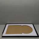 MCS Double Matte Record Album Frame, 16.5x25 Record Frame, Black Frame for LP Vinyl Record & Jacket Display (1-Pack)