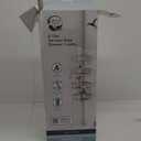 Zenna Home 4-Tier Tension Pole Shower Caddy in Satin Nickel