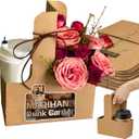 MAQIHAN 2 Cup Drink Carrier with Handle - 50Pcs Disposable Cardboard Coffee Cup Holder Portable Foldable Tray Drink Caddy Cup Carriers to go Cup Holder Food Delivery Accessories for Hot/Cold Drinks