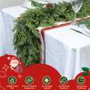 Giauma 6ft Double Fullness Christmas Cedar Garland Artificial Realistic Thick Soft Green Faux Winter Greenery Pine Garlands for Fireplace Mantel Table Doorframe Indoor Outdoor Xmas Holiday Decoration