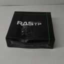 RASTP Universal Racing Steering Wheel,Drifting Deep Dish Steering Wheel 13.8/350mm 6 Bolts Grip Vinyl Leather & Aluminum with Horn Button for Car -Black