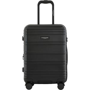 Scotch & Soda Rotterdam Expandable Hardside Luggage, Black, 22" Carry-On