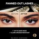 L'Oreal Paris Voluminous Panorama Mascara, Volumizing and Lengthening Mascara, Washable Longwear and Smudge Resistant Make Up, Blackest Black, 0.33 Fl Oz