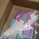 Spider Cake Topper with Pink Spider Web Balls Stars for Animal Themed Birthday