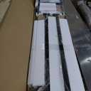 Twin Over Twin Bunk Bed, Metal Low Profile Bunkbeds with Full-Length Guardrail and Ladder, Space Saving, No Boxing Spring Needed, Black