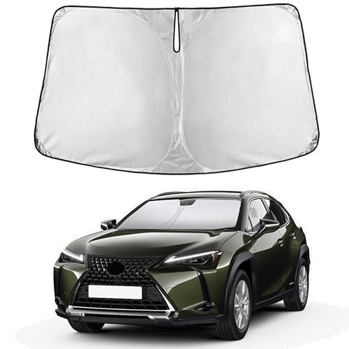 EcoNour Windshield Sunshade Compatible for Lexus UX 2019-2024 2025 2026, 200/250h/260h/300h/300e Sun Visor for Front Windshield & Window Sun Shade Cover, UV Heat Blocker & Protector, Car Accessories