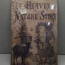 WODMIS Christmas Wall Decor,Christmas Signs Religious Framed Canvas Wall Art,Woodland Santa,vintage christmas,Farmhouse Christmas Decor For Home Kitchen,Let Heaven And Nature Sing Wall Decor 11x14