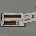 Vintage Leather Bands Compatible with Apple Watch Band 38mm 40mm 41mm 44mm 45mm 46mm 49mm,Wax Oil-tanned Leather Strap for Men Women iWatch Ultra 3/2/1 SE SE2 SE3 Series 11 10 9 8 7 6 5 4 3 2 1 (Tan/Silver/Matching Stitch)