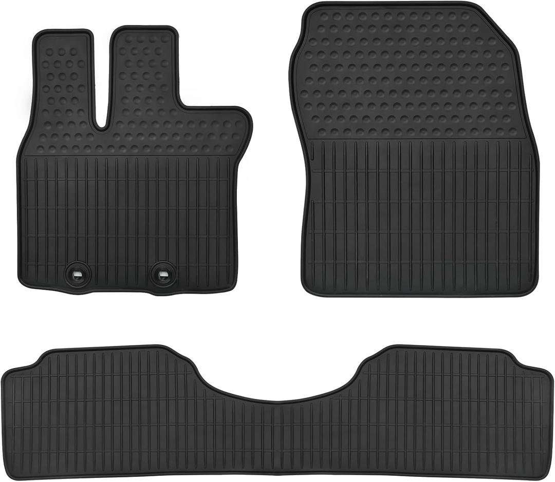 Car Floor Mats Custom Fit for Lexus LBX 2023 2024 2025 2026 Black Rubber Auto Liner Mats All Weather Protection Odorless