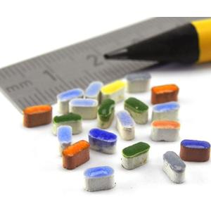 Mosaic-Minis, 1000 Pieces, Micro 5x2x3mm, 20 Colors, MXAL