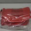 ZTUJO Purse Organizer Insert, Felt Bag Organizer with Metal Zipper, Handbag & Tote Shaper, For Speedy Neverfull Tote, 7 Sizes (Large, Red)