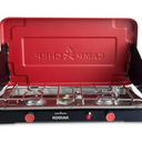 Gridiron Gameday 24" Portable Propane Grill  Flat Top Tabletop Griddle with Hinged Lid, 24,000 BTUs, Flamethrower Ignition, Dual Heat Zones, Adjustable Legs for Tailgating, Camping & Outdoor Cooking