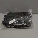 Travel Makeup Bag for Woman, Puffy Padded Quilted Makeup Bag, Lay Flat Makeup Bag, Large Capacity Pouch Open Flat Small Toiletry Bag with Brush Compartment & Handle (Black)