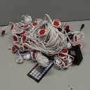 LITSOUL 100FT Permanent Outdoor Lights for House Waterproof, Smart RGB Eave LED Lighting with 16 Million Colors, IP67 Outdoor Strip Lights for Christmas Halloween Holiday Daily Decorations (30m/100ft)