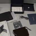 Samsers Full-Size Foldable Bluetooth Keyboard, KF08S Wireless Folding Keyboards with PU Leather Cover, Portable Travel for iPhone iPad Smartphone Tablet Laptop, Android Windows Mac OS, Black