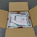 3-Piece Lighted Gift Boxes - Pre Lit Christmas Decoration with Ribbons for Indoor/Outdoor Use (8in) - Weather Resistant Yard Home Decor with Warm UL Lights