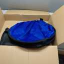 Selens Pop Up Backdrop Collapsible Background 2-in-1 Backdrop with Carry Bag, for Photo Studio Portrait Video Conference Vlog YouTube Live Streaming,Blue Grey, 39x59/1x1.5m