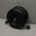 Parts Camp 4.00-6 Tire and Wheel 13" Wheelbarrow Tire 4.00-6 Pneumatic Tires and Wheel For Wheelbarrows Trolley Dolly Garden Wagon tire With 5/8"&3/4" bore hole,3.74" Centered Hub 2 Pack