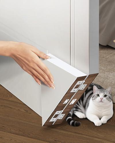 Cat Door Corner, Thin Cat Door Hinges for Left and Right Doors, for Interior and Exterior Doors, Cat Corner Door Provides a Safe Space for Your Cat
