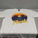 Florida Sunset - Throwback Design - Classic T-Shirt (XL, White)