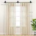 Curtain Rods No Drilling 48 to 84 Inch, HOTOZON 5/8 Inch No Drill Curtain Rods for Windows 36 to 80 Inches (3-6.6 ft) with Adhesive Brackets, Renter Friendly Adjustable Small Drapery Rod, Black