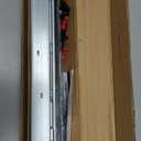 Soft Close Bottom Mount Drawer Slides 18 Inch Rails with Rear mounting Bracket Locking Devices Screws for Face Frame Or Frameless Application18 inch, 1 Pair