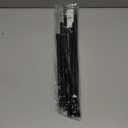 2 Pack Spring Tension Rods 28-43 Inches,5/8" Diameter Black Spring Load Adjustable Expandable,Small Short Tension Curtain Rod for Windows,Kitchen,Doorway,Bathroom,Cupboard Bars