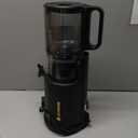 Cold Press Juicer Machines with 5.4" Wide Feed Chute - Slow Masticating Juicer Extractor for Whole Fruits & Vegetables - Quiet Motor, Easy to Clean with Brush - High Juice Yield - Black