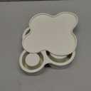 Nax Caki White Hollow Cylinder Ice Cube Mold for 20oz 30oz 40oz Stanley Cup Accessories, Silicone Tumbler Ice Mold with Lid for Tumbler Whiskey Cocktails Bourbon