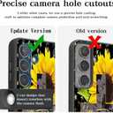 Phone Case Compatiable for Samsung Galaxy A16 5G,Slim Shockproof Protective Cover for Man Women Girl Boy Children,American Flag Cross Sunflower